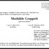 Binder Mathilde 1911-2010 Todesanzeige